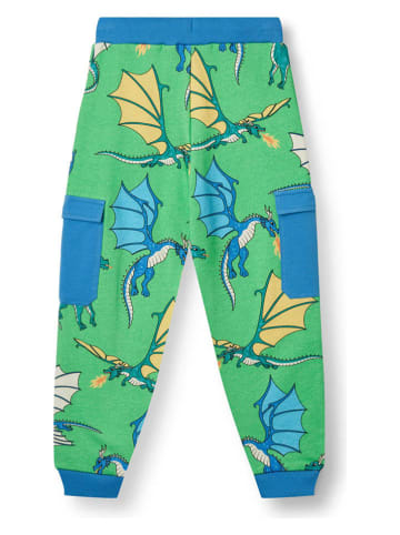 Småfolk Sweatbroek groen/blauw