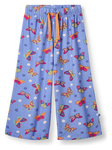 Småfolk Sweatbroek "Vlinders" paars/meerkleurig