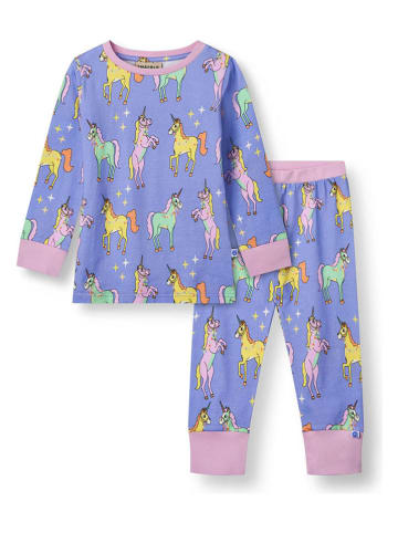 Småfolk Pyjama "Eenhoorns" paars/meerkleurig