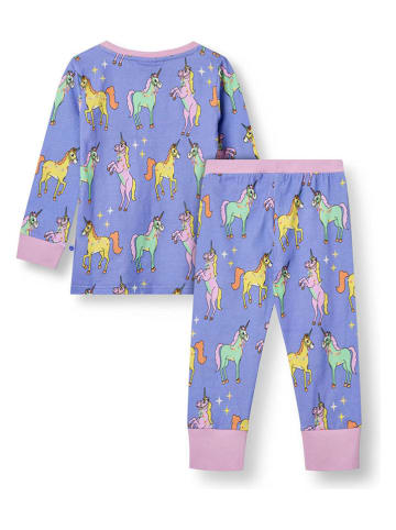 Småfolk Pyjama "Eenhoorns" paars/meerkleurig