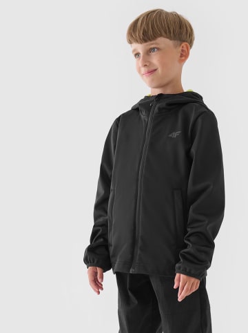 4F Softshelljacke in Schwarz