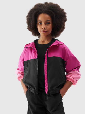 4F Tussenjas zwart/roze
