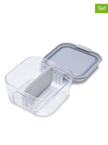 Pack It 2er-Set: Lunchboxen in Grau - 1,1 l