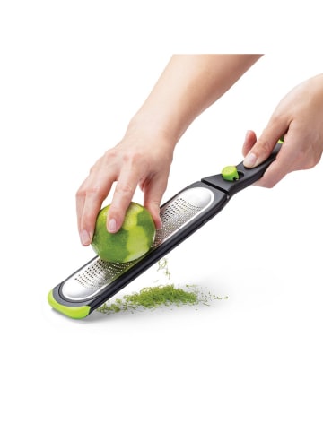 Dreamfarm Reibe in Schwarz/ Grün - (L)32 cm