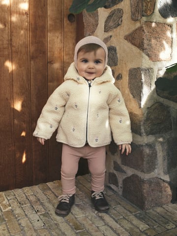 Lil Atelier Fleecejacke "Nalo" in Beige