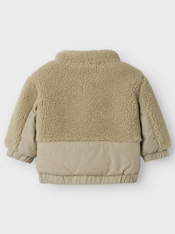 Lil Atelier Fleece vest "Nalo" beige