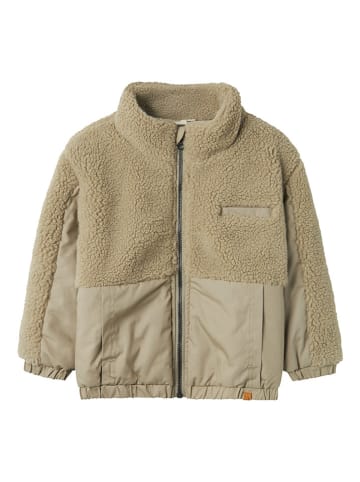 Lil Atelier Fleecejacke "Nalo" in Beige