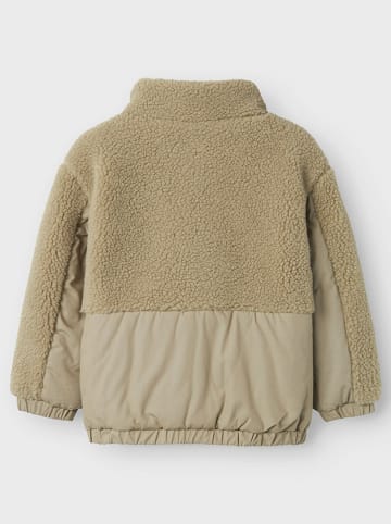 Lil Atelier Fleecejacke "Nalo" in Beige
