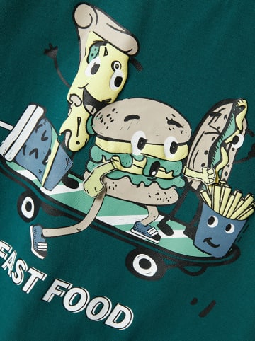 name it Shirt in Dunkelgrün
