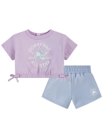 Converse 2tlg. Outfit in Lila/ Hellblau