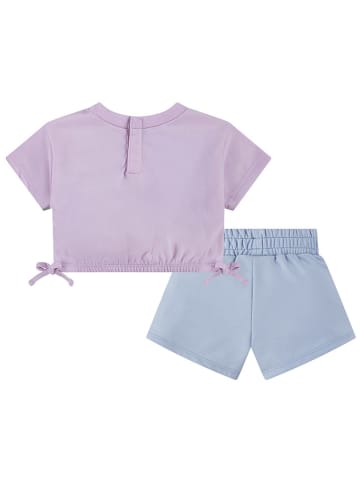 Converse 2-delige outfit paars/lichtblauw