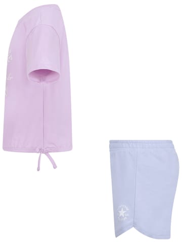 Converse 2tlg. Outfit in Hellblau/ Lila
