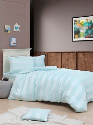 Elizabed Beddengoedset "Max Yollu Saten" mintgroen