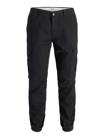 JACK & JONES Junior Bojówki "Marco" w kolorze czarnym