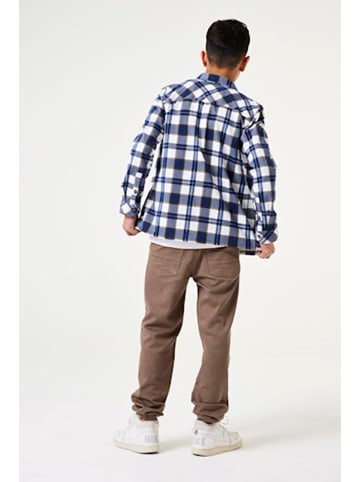 Garcia Blousejas wit/donkerblauw