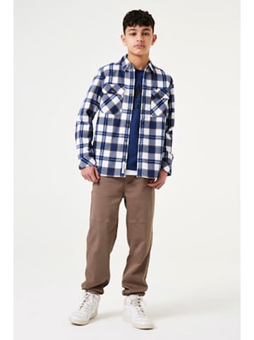Garcia Blousejas wit/donkerblauw