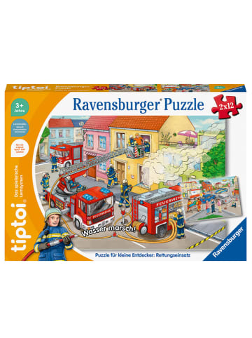 Ravensburger Puzzle tiptoi® (2x12) "Akcja ratunkowa" - 3+