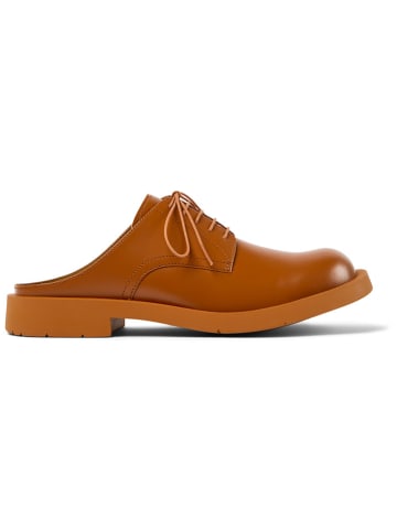 Camper Leren clogs lichtbruin