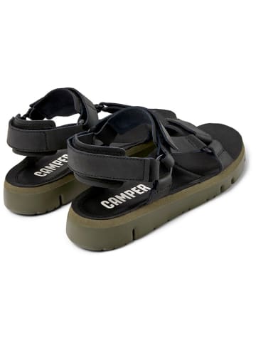 Camper Leder-Sandalen in Schwarz