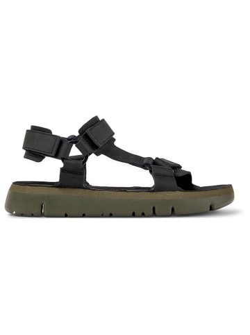 Camper Leder-Sandalen in Schwarz
