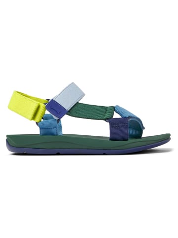 Camper Sandalen lichtblauw/geel/groen