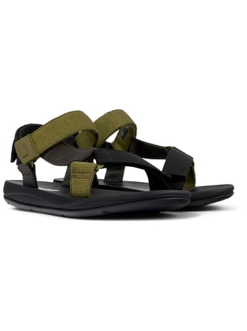 Camper Sandalen in Khaki/ Schwarz