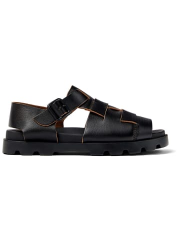 Camper Leder-Sandalen in Schwarz