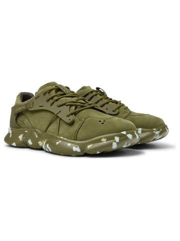 Camper Leder-Sneakers in Khaki