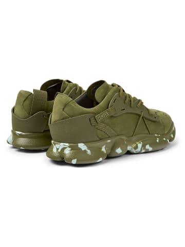 Camper Leder-Sneakers in Khaki