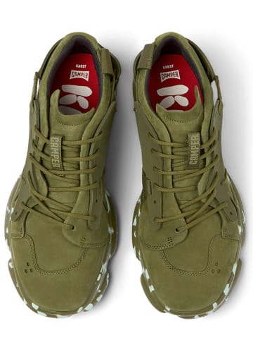 Camper Leder-Sneakers in Khaki