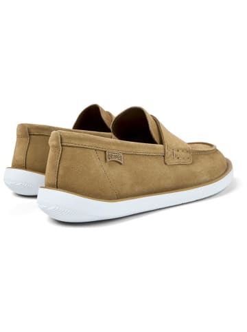 Camper Leder-Mokassins in Hellbraun