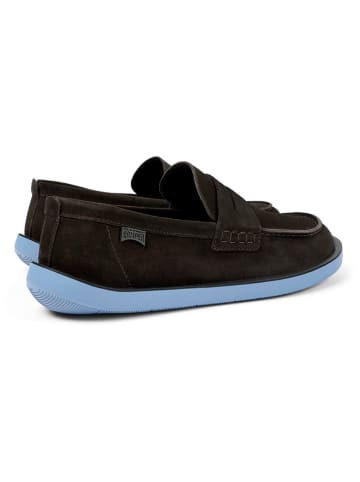 Camper Leren mocassins antraciet