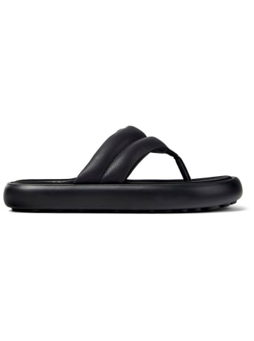 Camper Leder-Zehentrenner in Schwarz