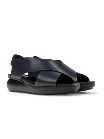 Camper Leren sleehaksandalen donkerblauw