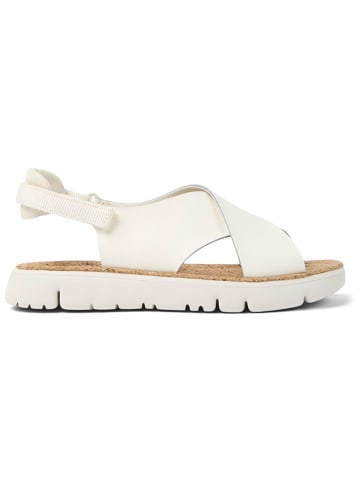 Camper Leder-Sandalen in Weiß