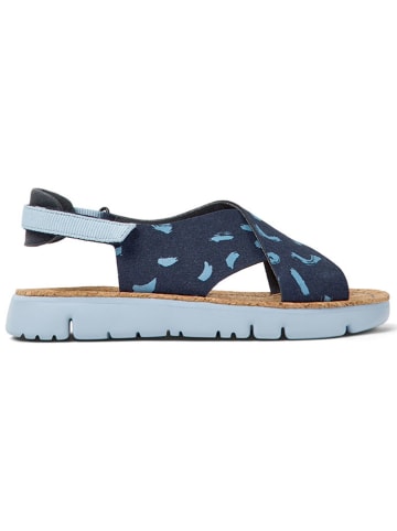 Camper Leder-Sandalen in Dunkelblau