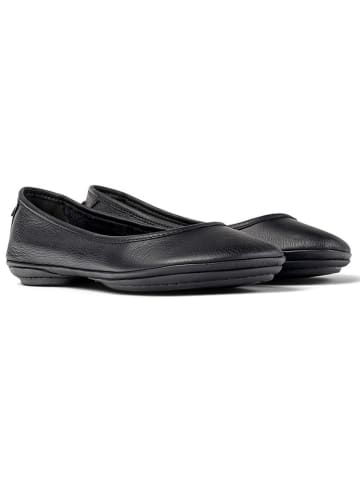 Camper Leren ballerina's zwart