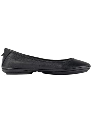 Camper Leder-Ballerinas in Schwarz