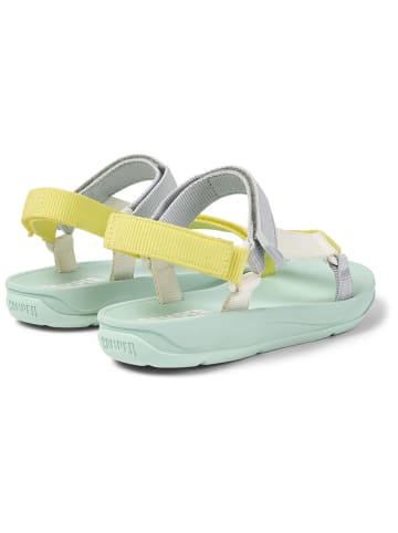 Camper Sandalen geel/grijs/wit