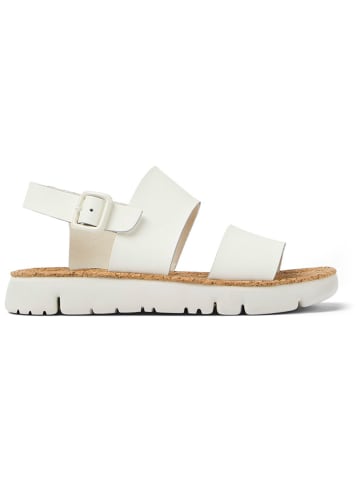 Camper Leder-Sandalen in Weiß