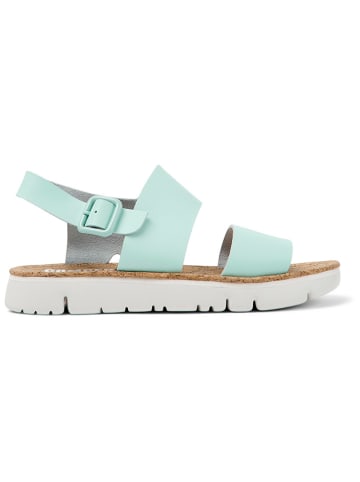 Camper Leren sandalen turquoise