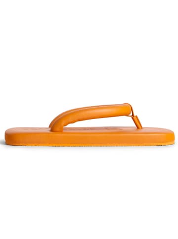 Camper Leder-Zehentrenner in Orange