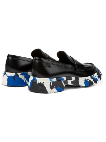 Camper Leder-Mokassins in Schwarz
