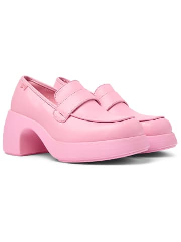 Camper Leder-Mokassins in Rosa