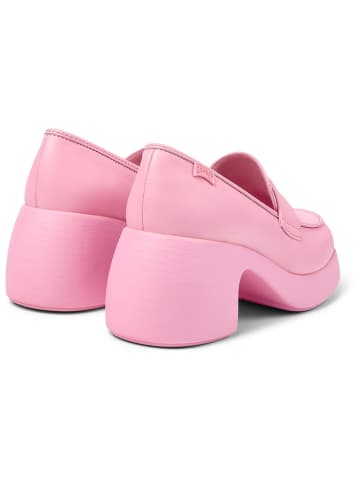 Camper Leder-Mokassins in Rosa