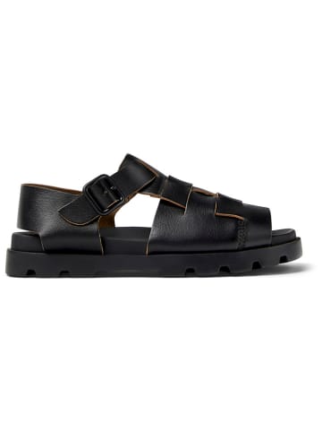 Camper Leder-Sandalen in Schwarz