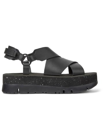 Camper Leder-Sandaletten in Schwarz