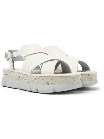 Camper Leder-Sandaletten in Weiß