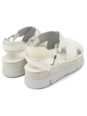Camper Leder-Sandaletten in Weiß
