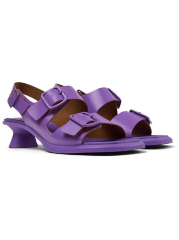 Camper Leder-Sandaletten in Lila